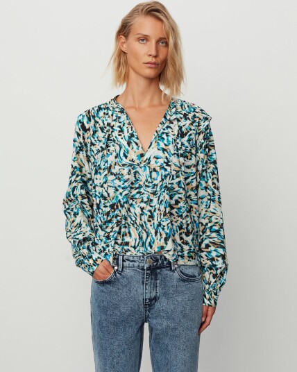 2NDDAY 2Nd Roux Cotton Bliss Print Blue 34