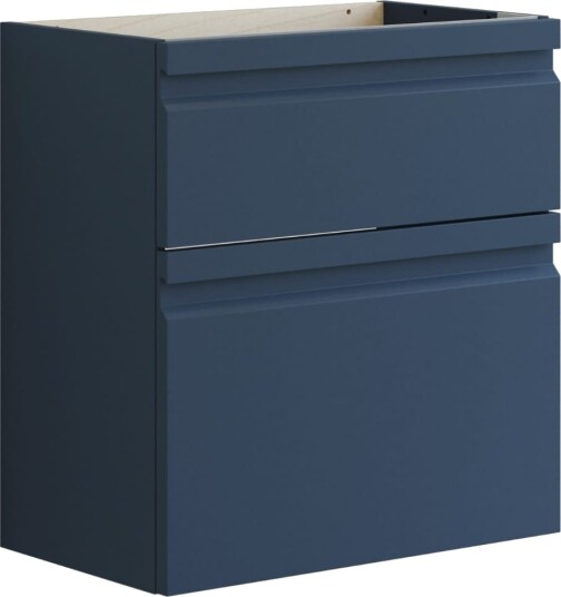 Dansani Inzo Integrert Servantskap Slim 2 Skuff Ekstra høy Underskuff Deep Blue / 60cm Dansani Inzo Integrert Servantskap Slim 2 Skuff Ekstra høy Underskuff Deep Blue / 60cm
