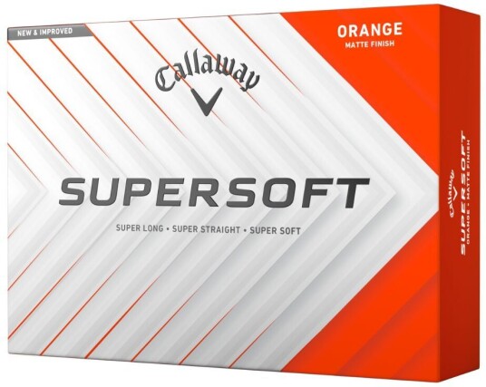 Callaway Supersoft Golfball Oransje Callaway Supersoft Golfball Oransje
