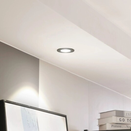 Arcchio LED-downlight Zarik svart 4 000 K