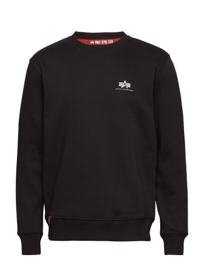 Alpha Industries Basic Sweatshirt Sl   Black   XXL