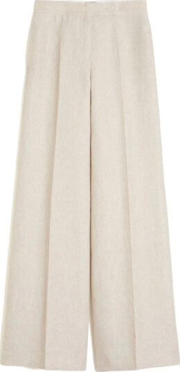 Max Mara Dame Bukser Beige S, Max Mara Dame Bukser Beige S,