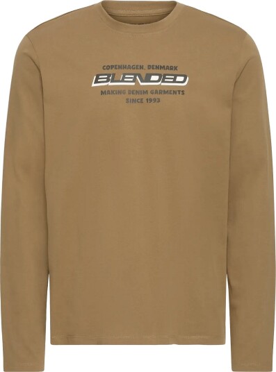 Blend Bhleonardo L/S Logo Tee   KANGAROO   XL