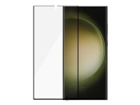 SAFE. by PanzerGlass - Skjermbeskyttelse for mobiltelefon - ultrabred passform - glass - rammefarge svart - for Samsung Galaxy S23 Ultra