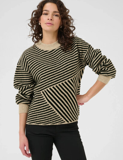 Kaffe Kaverana Knit Pullover - Grey - XS