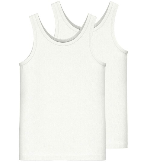 Name It Undertrøye Noos NkfUu 2 pack Bright White Name It 7 8 år (122 128) Undertrøye Hvit