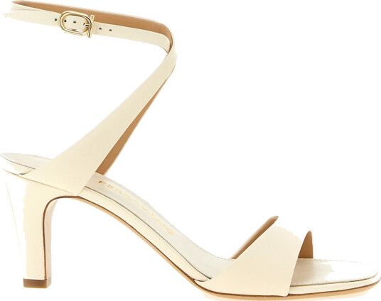 Ferragamo Dame Sko Beige 38 1/2 EU,