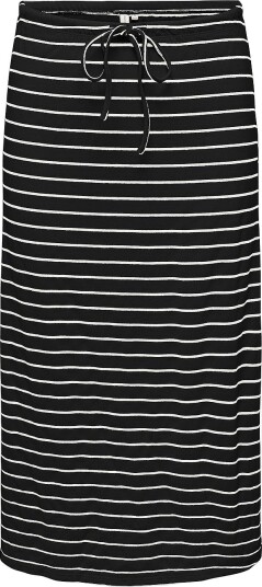 Only Carmakoma   Skjørt cana Loose Sweat Skirt JrSvart
