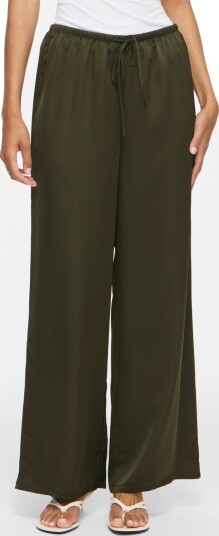 Vila Viellette Wide String Pants/Ka Green 34