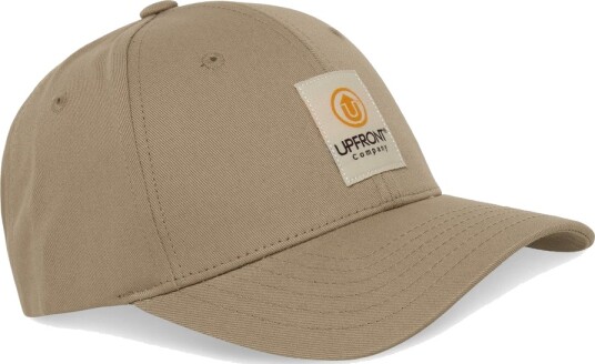 Upfront Stranded Baseball Cap   Beige   ONE SIZE