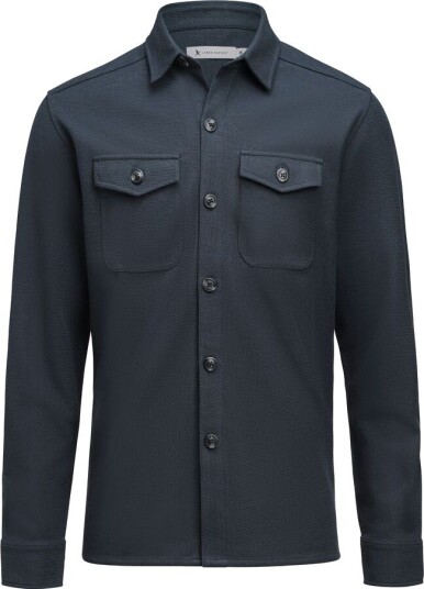 James Harvest Skjorte Hicksville 2113044 Marineblå XS