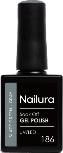 Nailura Gel Polish 10 ml 186 Slate Green Gray