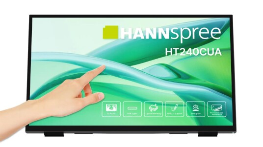 Hannspree HT240CUA 24" FHD PC Skjerm 1920x1080 LED Sort Hannspree HT240CUA 24" FHD PC Skjerm 1920x1080 LED Sort