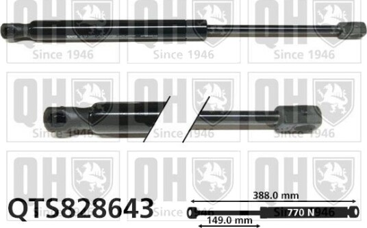 QUINTON HAZELL QTS828643 Baklukedemper