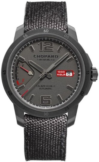 Chopard Herreklokke 168566 3007 Mille Miglia Grå/Lær Ø43 mm Chopard Herreklokke 168566 3007 Mille Miglia Grå/Lær Ø43 mm