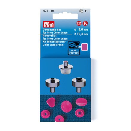 Prym Avmonteringssett for Plasttrykknapp 9 + 12,4 mm