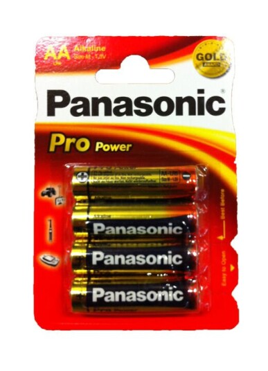 Panasonic Alkalisk AA-batterier 4pk - Engangsbatteri, 1.5V