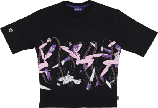 Octopus Herre Topper Svart M,