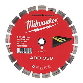 Diamantskive add asfalt 350mm milwaukee