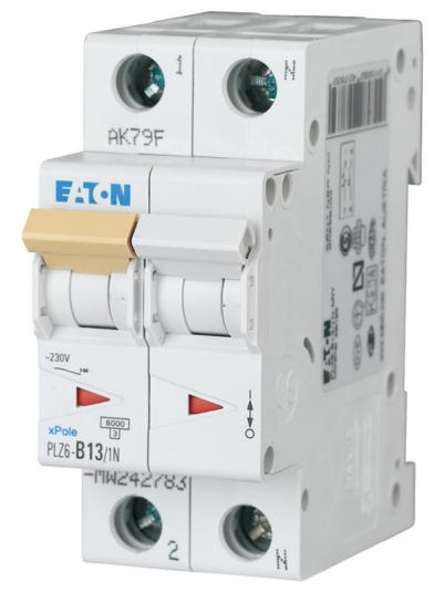 Eaton Plzm-c13/1n-mw - miniature circuit breaker mcb (4015082423346)