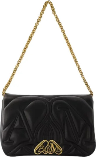 Alexander McQueen Dame Vesker Svart ONE SIZE, Alexander McQueen Dame Vesker Svart ONE SIZE,