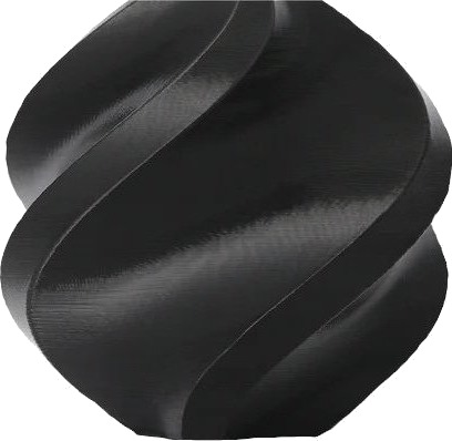Bambu Lab Pc Fr-Plast 1.75 Mm 1 Kg I Sett Med Gjenbrukbar Spole Svart