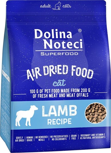 Dolina Noteci Superfood Feline Med Lammekjøtt 1 kg