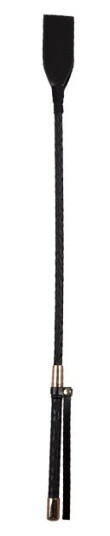 Riding Crop Black & Gold 60 cm Riding Crop Black & Gold 60 cm