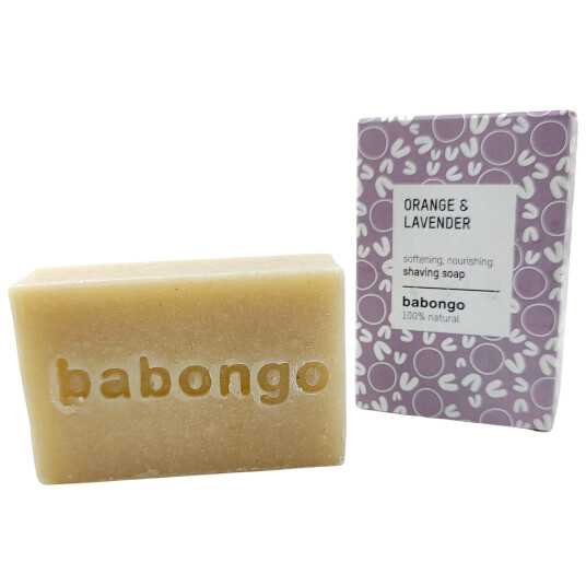Barbersåpe 100 % naturlig babongo appelsin og lavendel Barbersåpe 100 % naturlig babongo appelsin og lavendel