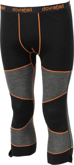 Dovrefjell Wool Mesh 3/4 zip longs - Str. S