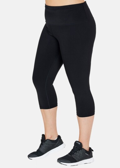 Q-Collection Lucy W 3/4 Tights Black 50 Lange Tights
