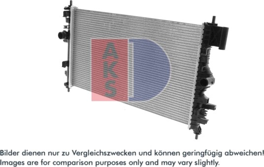 Radiator, motorkjøling AKS DASIS 150145N