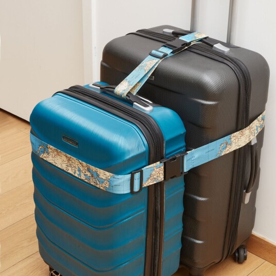Kikkerland World Traveler bagasjestropper (TT57) Kikkerland World Traveler bagasjestropper (TT57)