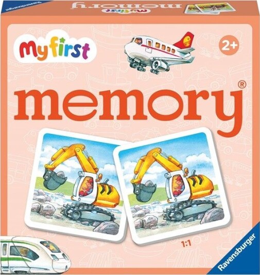Ravensburger My First Memory Kjøretøy Barnespill - 24 deler i Kartong Ravensburger My First Memory Kjøretøy Barnespill - 24 deler i Kartong