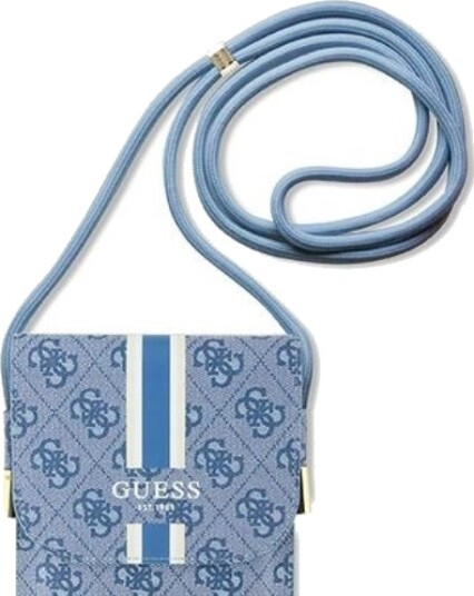 Guess Guess Guess 4G Stripes Crossbody Veske Til Telefon (Blå)
