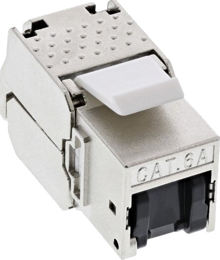 Inline 76202S Flat Grå Rj 45 Hunkjønn 10Gbase T 22/26