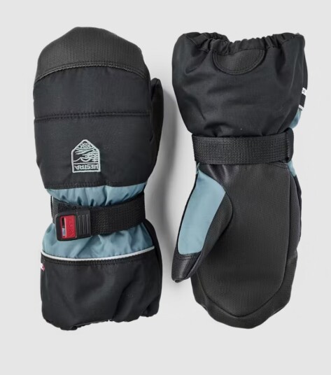 Hestra Kids CZone Mitt Black / Petrol 2