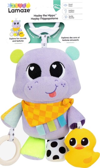 Lamaze Lamaze Hayley The Hippo Clip & Go MULTI One Size