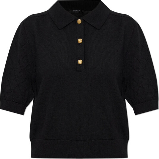 Balmain Dame Strikkevarer Svart M, Balmain Dame Strikkevarer Svart M,