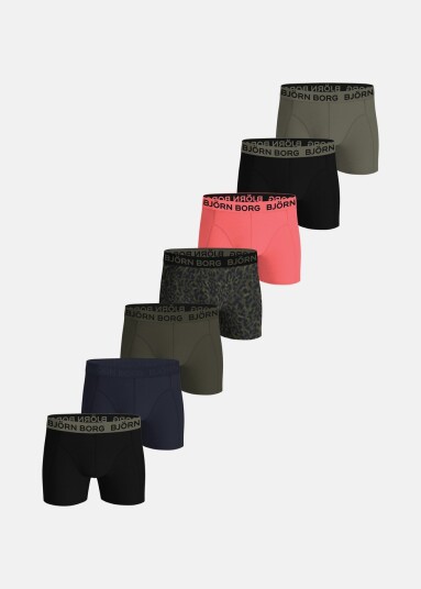 Björn Borg Cotton Stretch Boxer 7p Multipack 1 2xl Underklær