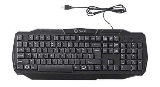 Nedis Gaming Tastatur med RGB Belysning - USB - Svart