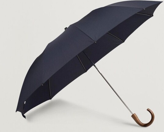 Fox Umbrellas Telescopic Maple Crook Umbrella Navy