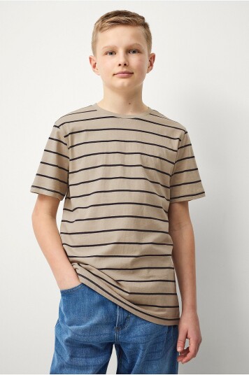 Ellos Collection T skjorte Dex Beige Ellos Collection T skjorte Dex Beige