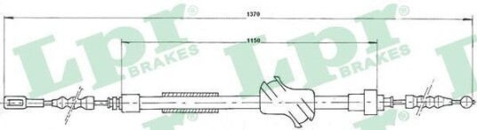 Bremsewire LPR C0044B Bremsewire LPR C0044B