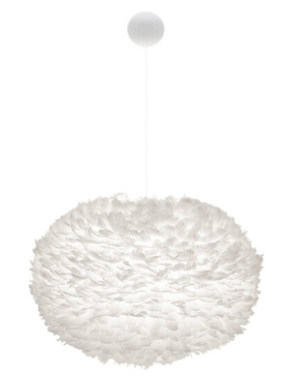Umage Eos Taklampe XL Hvit med Cannonball Baldakin i Hvit Umage Eos Taklampe XL Hvit med Cannonball Baldakin i Hvit