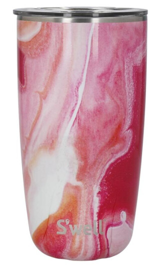 S"well Tumbler With Lid Rose Agate 530ml S"well Tumbler With Lid Rose Agate 530ml