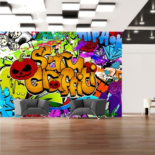 Fototapet Scary Graffiti 150x105 - Artgeist sp. z o. o.