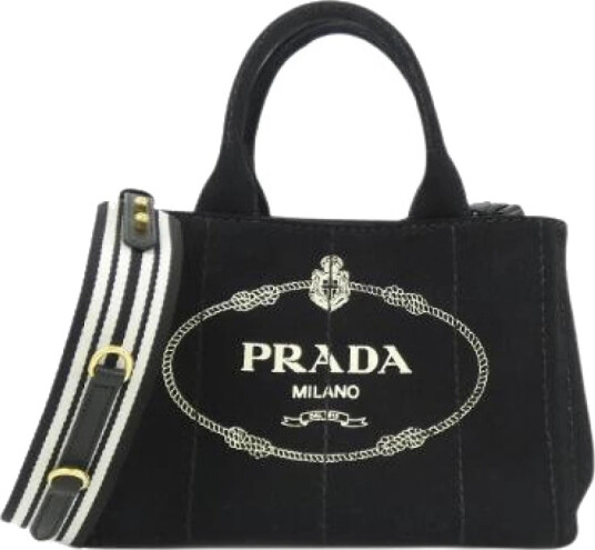 Prada Vintage Dame Svart