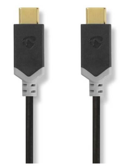 Nedis USB-C 3.2 Gen 1 Kabel 2m 60W Sort 4K@60Hz Nedis USB-C 3.2 Gen 1 Kabel 2m 60W Sort 4K@60Hz