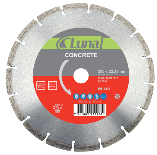 Diamantskive 230x7x2,5x22 Con